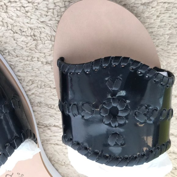 ❌SOLD❌ Jack Rogers Sanibel Black Slide Sandals - Picture 6 of 7